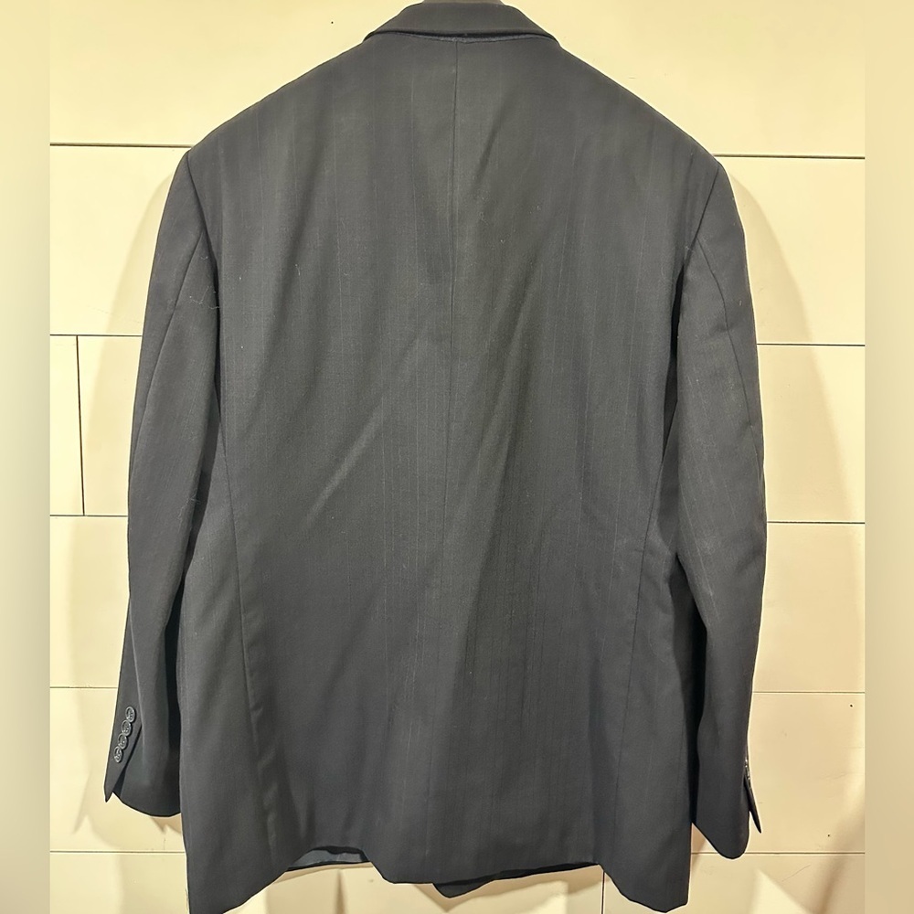 Classic Navy Versini Men's Blazer 44 Regular - Picture 2 of 7